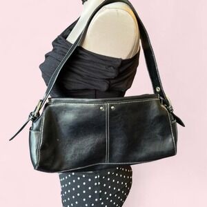 Vintage Fred Perry black messenger